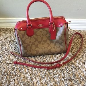 NWT coach mini Bennett satchel bag
